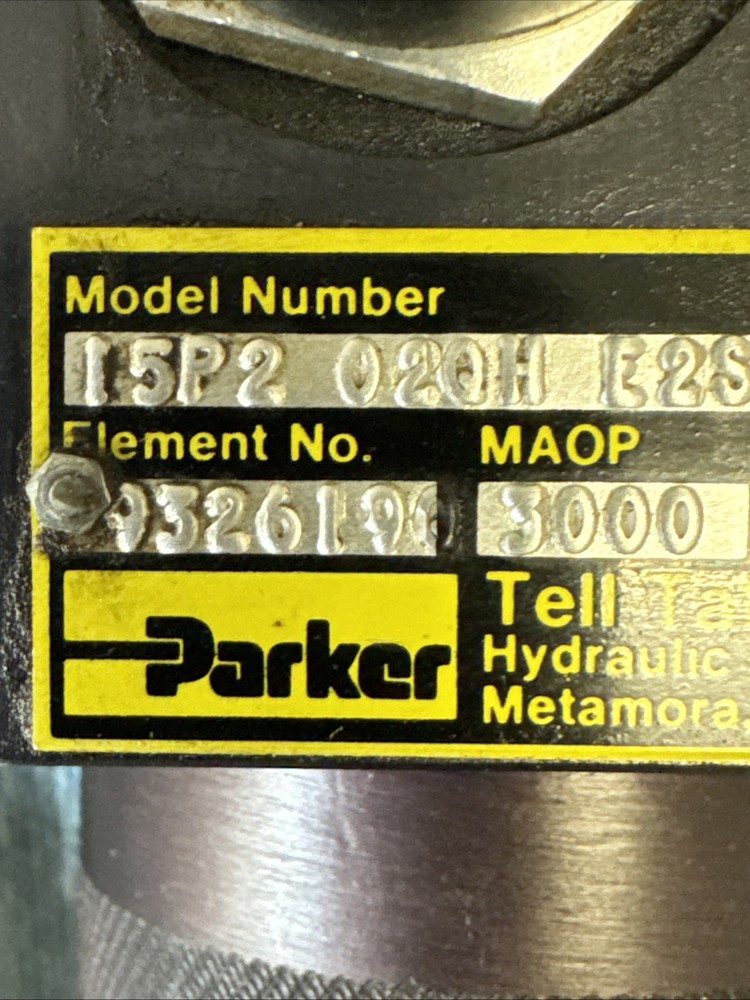 Parker 15p2 02qh e2s50xx hydraulic Filter