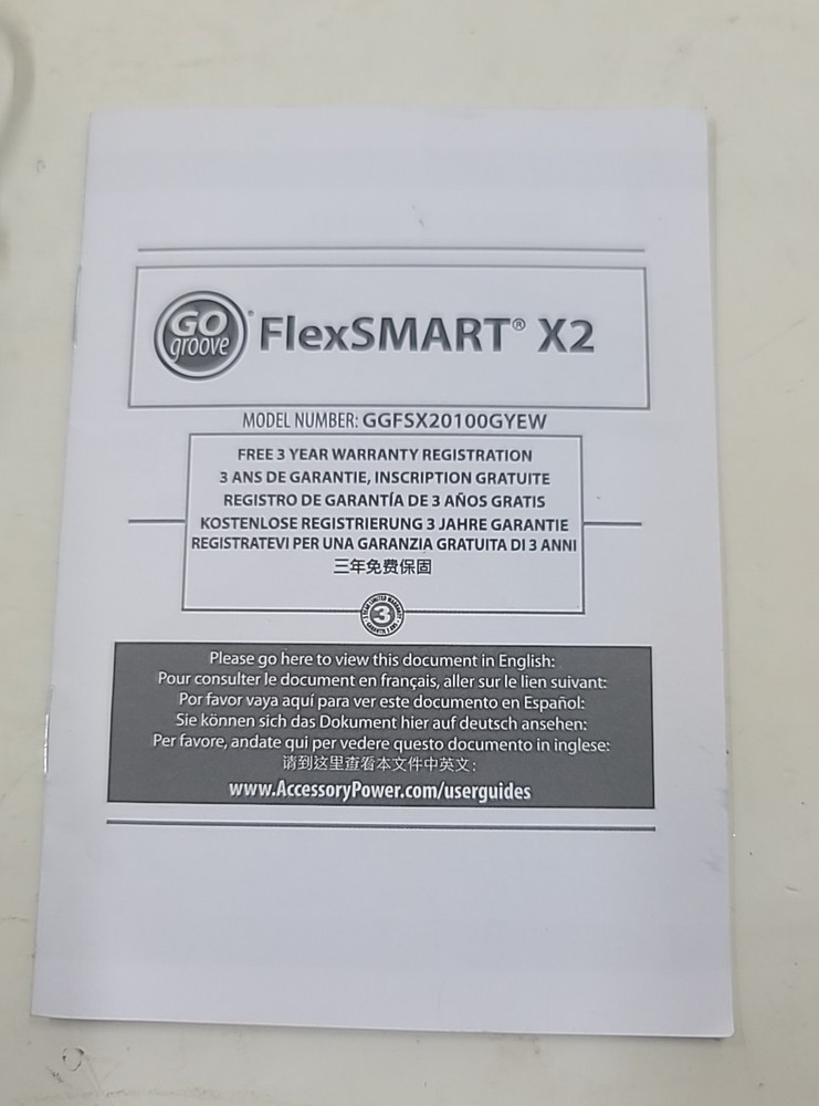 GOGROOVE FLEXSMART X2 BLUETOOTH IN CAR FM TRANSMITTER W/USB Charger.