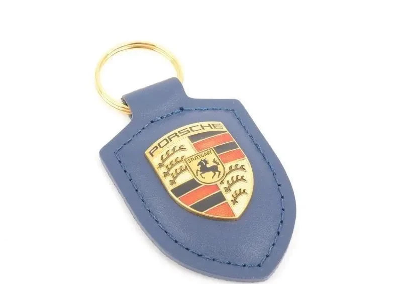 AUTHENTIC Porsche crest keyring – Essential BLUE COLOR | WAP0500950E
