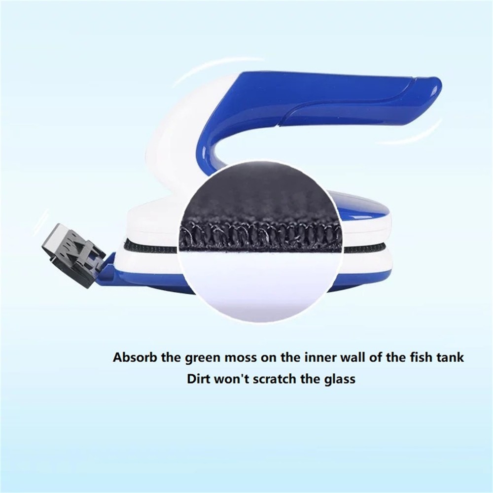 New Algae Scraper Cleaner Floating Magnetic Brush Aquarium Cleaning Tool