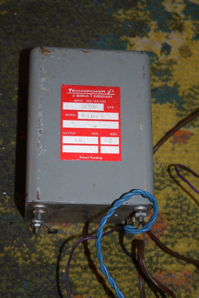 TechniPower model m3.0-1.5 ~ 50-400 cps 3vdc out ~ 1.5 adc