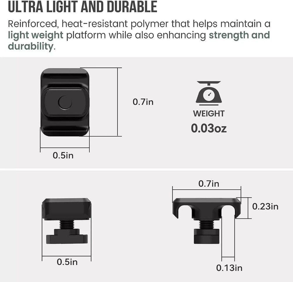 CGM909 Pressure Switch Cable Guides Compatible with M-LOK System, Flashlight Las