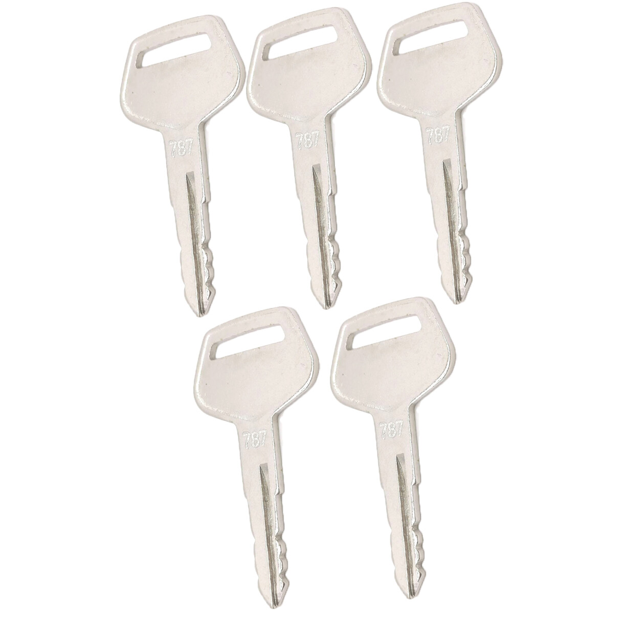 5X Keys Heavy Equipment Key 787 for Komatsu Equipment