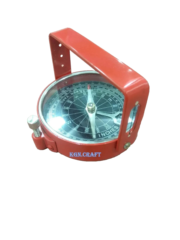 Brass Tangent Compass Basic Surveying Instrument for traversing and topography