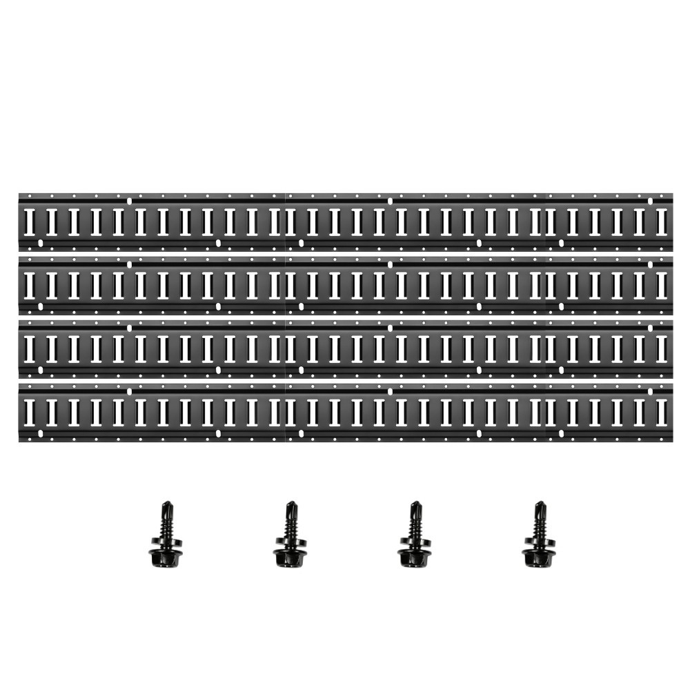 4PK 5' E Track Rails Tie-Down Kit for Enclosed Cargo Trailer Thickened Version