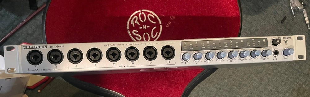 PreSonus Firestudio Project 10x10 Firewire 8 Channel Mixer Recording Interface