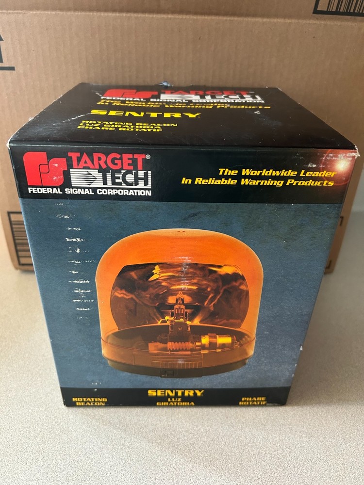 Federal Signal Target Tech Sentry Beacon NOS Amber