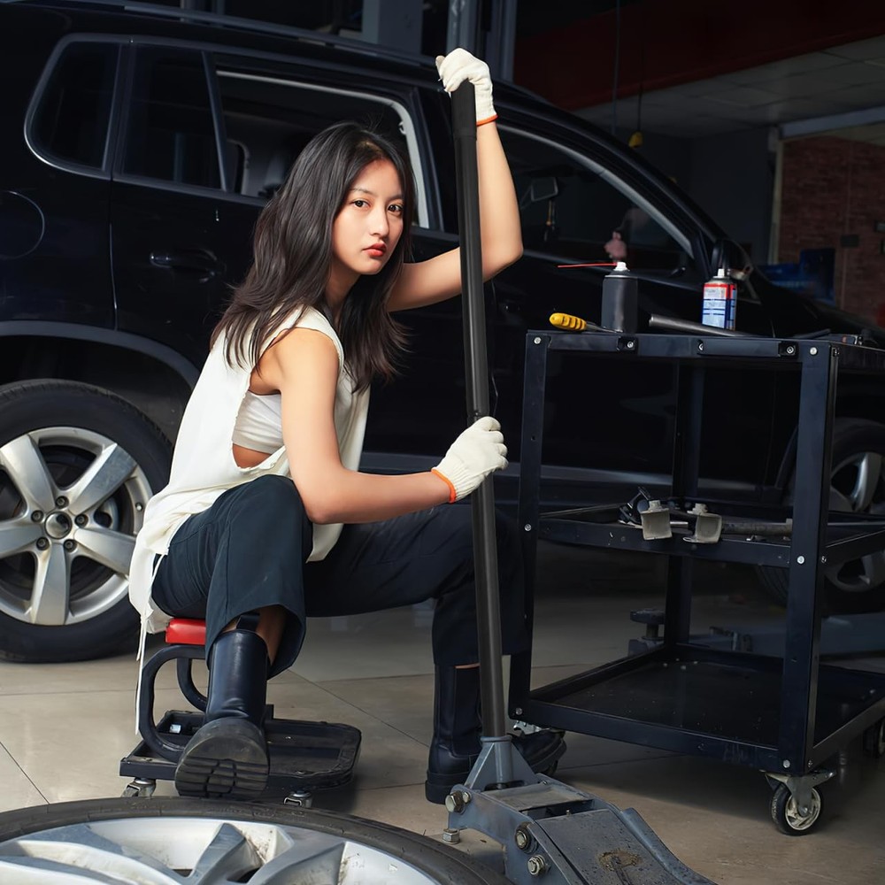 Jack Handle, Floor Jack Handle Horizontal Hydraulic Car 3-ton Bottom Pole Lev...