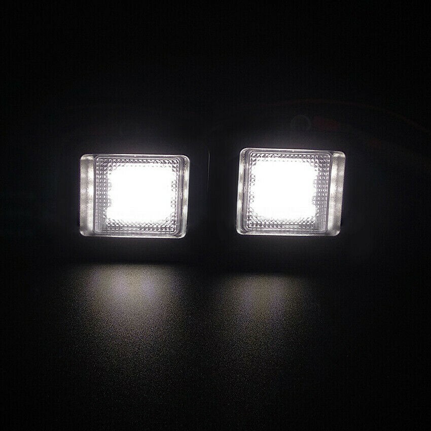 For Ford F150 2015-2022 White LED License Plate Light Bulbs Rear Assembly Lamps