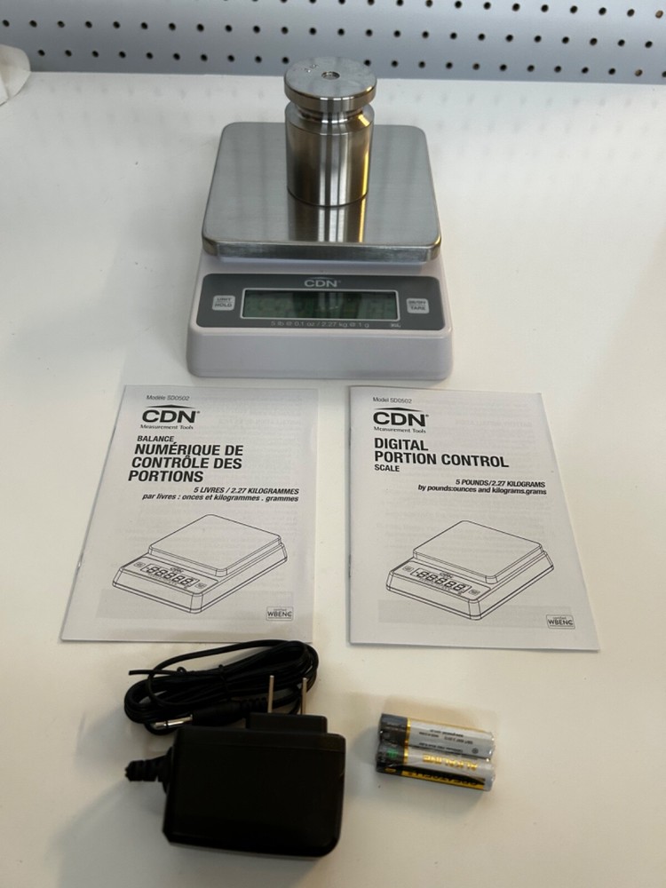 CDN SD0502 NSF certified Digital Portion Control Scale 5 lb