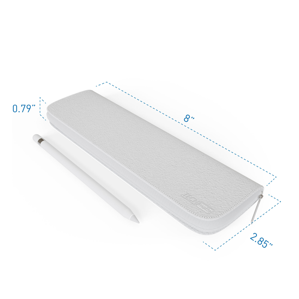 TechMatte Apple Pencil Case for Apple Pencil / Accessories (White)