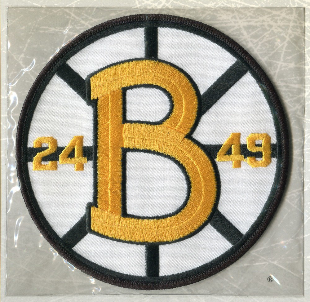 1949 BOSTON BRUINS Willabee & Ward NHL THROWBACK HOCKEY TEAM PATCH ~ Patch Only
