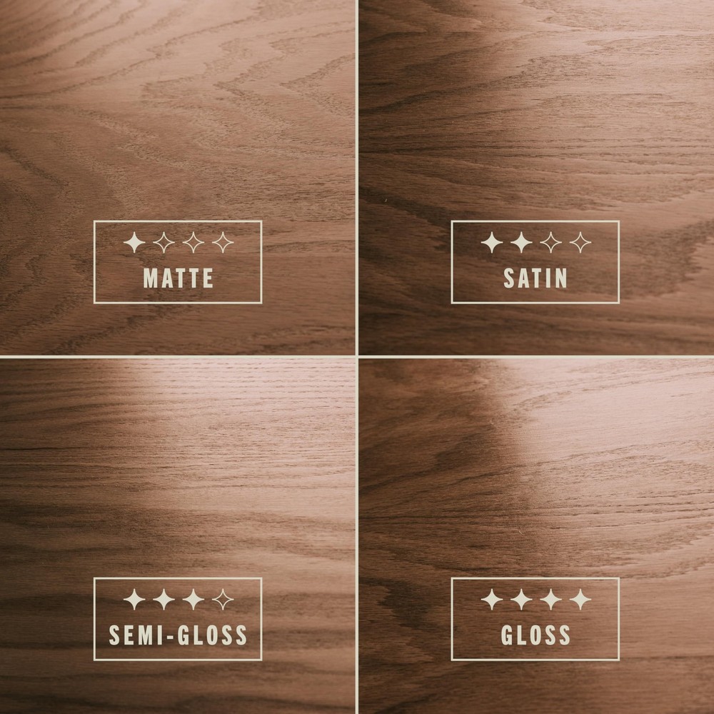 Water-Based Polyurethane Wood Finish Clear Interior Protective Coat