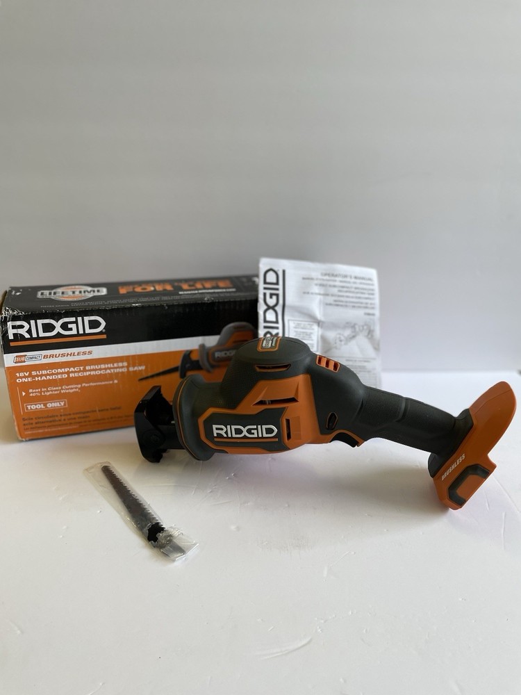 RIDGID 18V Subcompact Brushless Reciprocating Saw (R8648B) Tool Only