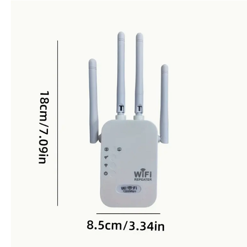 1200Mbps WiFi Range Extender Repeater Wireless Amplifier Router Signal Booster