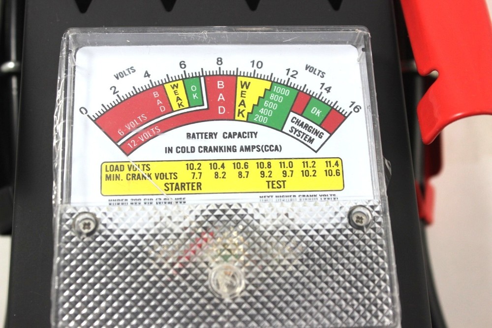 12V CLAMP ON AUTO CAR BATTERY VOLTAGE LOAD VOLT STARTER TESTER TEST TESTING TOOL