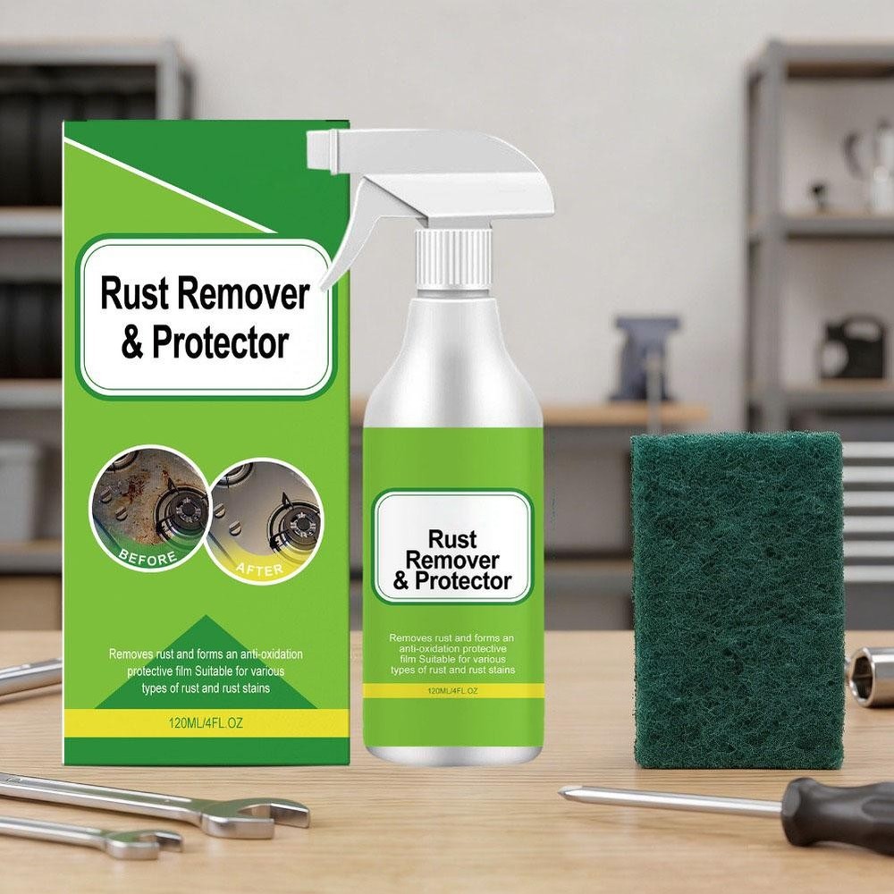 Rust Remover Spray Instant Metal Derusting Agent & Protector 120ml