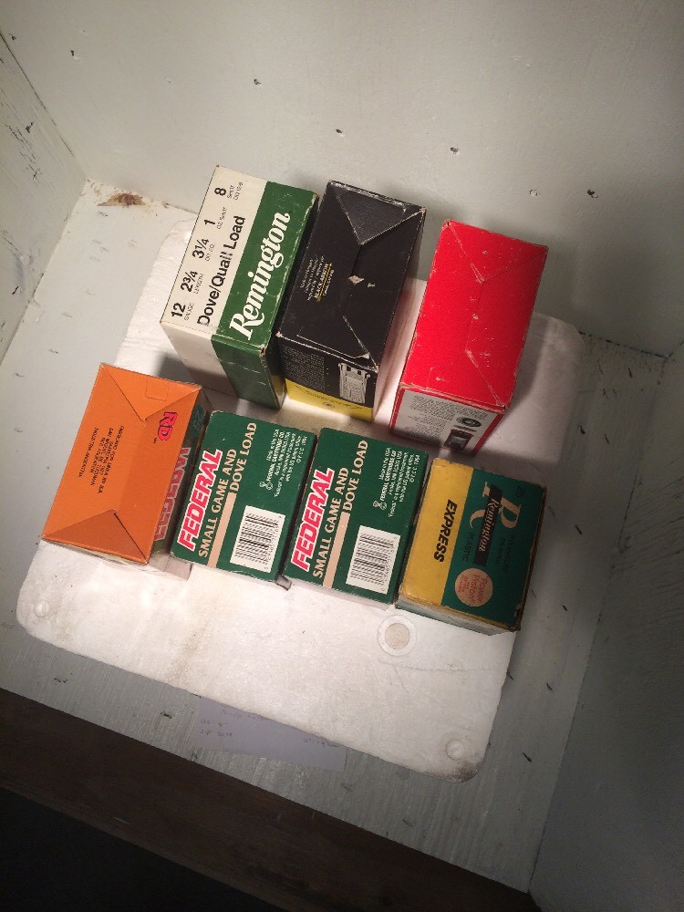 Lot Of Seven Empty Shotgun Shell Boxes