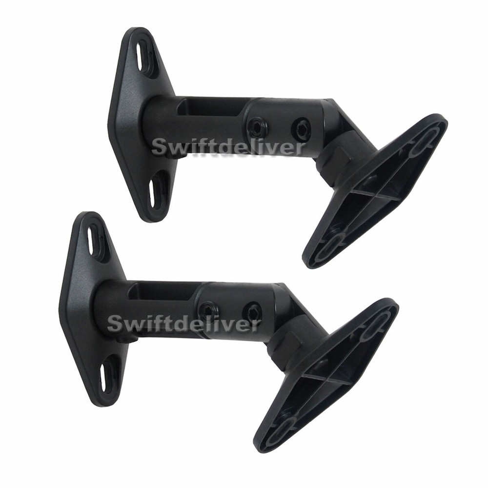 2 Speaker Wall Ceiling Mount Bracket Universal Studio Home Theater Satellite cyy