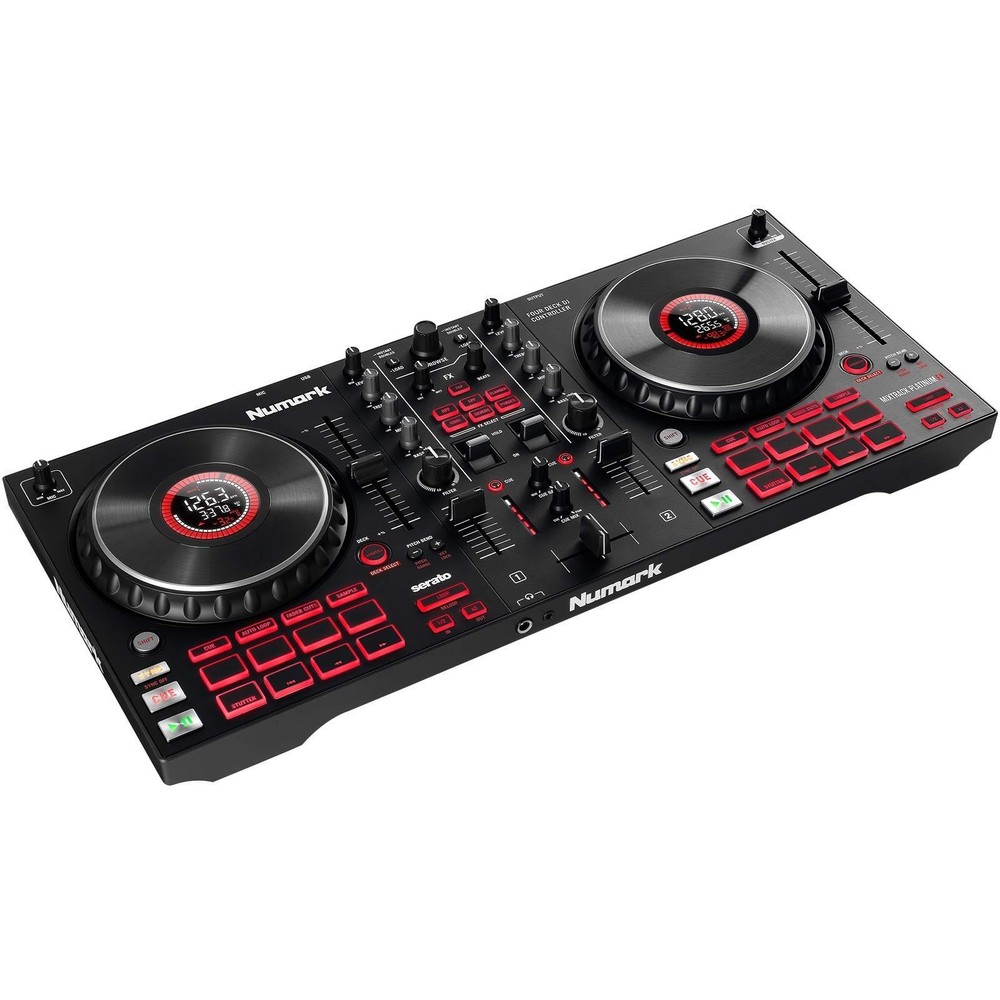 Numark Mixtrack Platinum FX 4-Deck Serato DJ Controller w Displays & FX Paddles