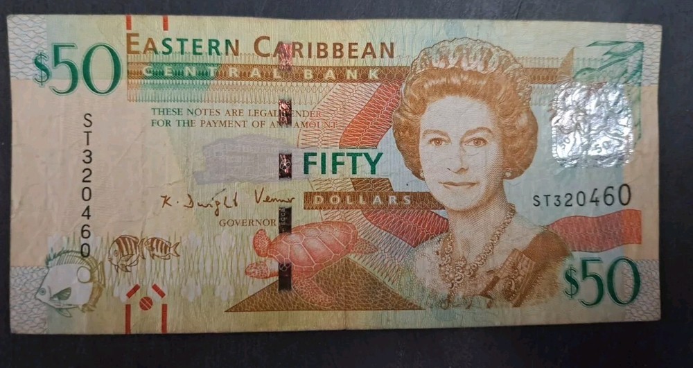 (2015) Eastern Caribbean States 50 Dollars P54b ST320460