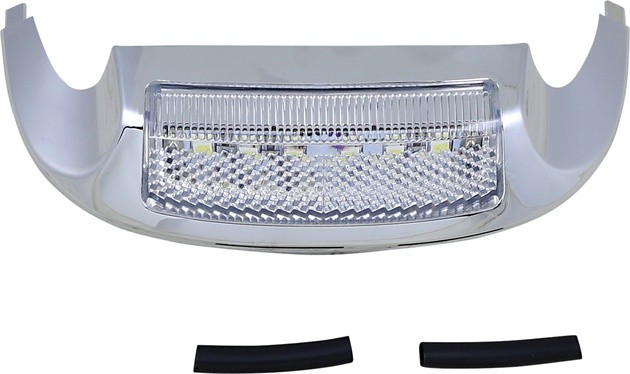Custom Dynamics LED Front Fender Tip Lighting Assembly Chrome #GEN-FT-WC