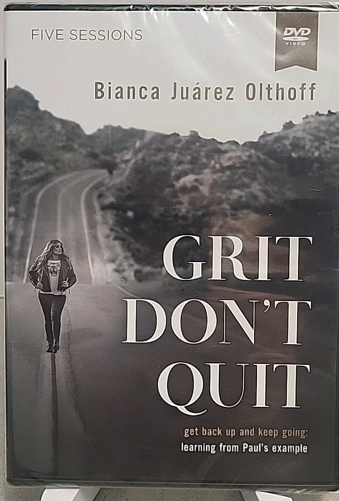 Grit Don't Quit Bible Study Guide plus Streaming Video: Get Back Up and Keep...