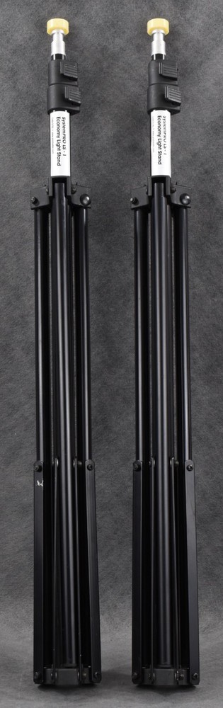 SystemPRO LS-1 Light Stands (2) + Photogenic Eclipse Umbrellas (2) w/ Case