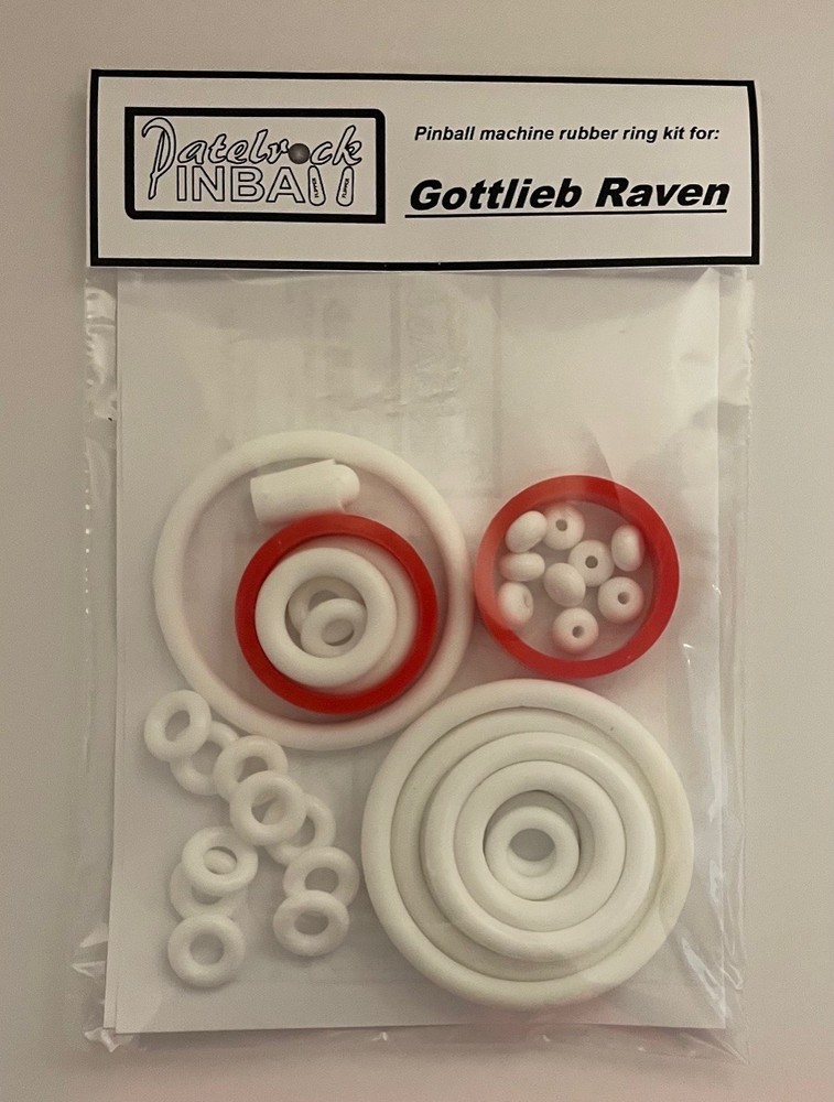 Gottlieb / Premier Raven Pinball Machine Rubber Ring Kit **Customize Your Kit**