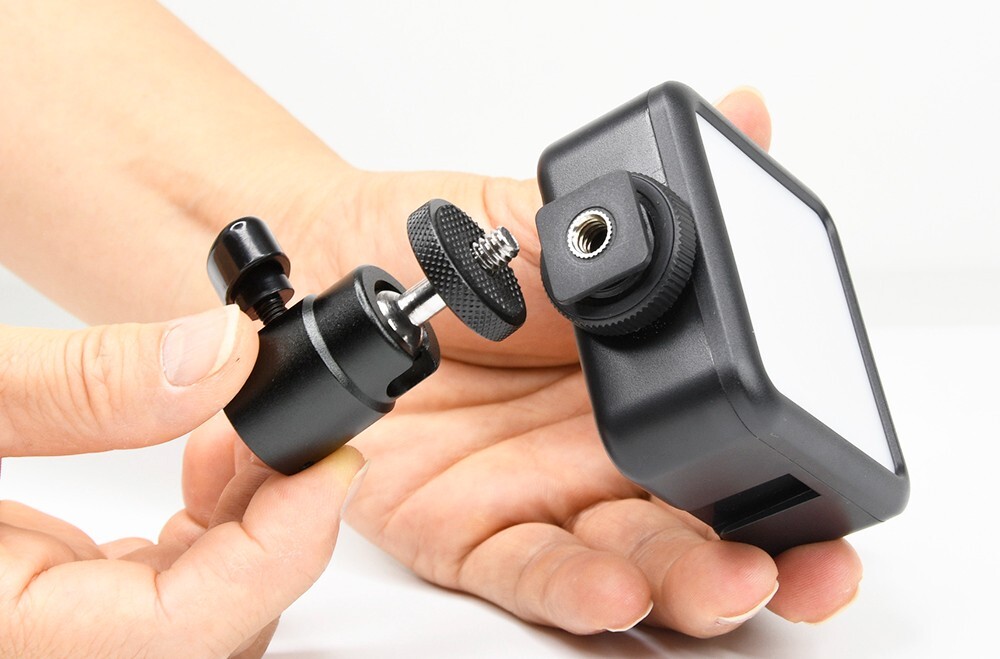 360° Mini Tripod Ball Head, ¼ Screw Thread Base Mount w Rubber Padding