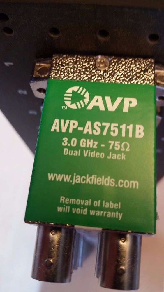 2 RU Panel 26 AVP-AS7511B Non-Normaled Terminating Jacks Patchbay