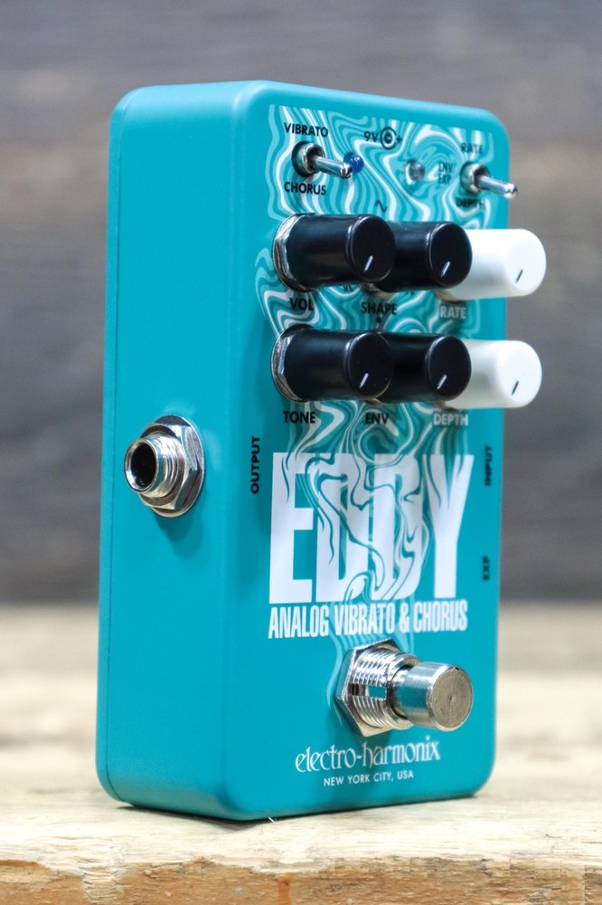 Electro-Harmonix Eddy Analog Vibrato & Chorus w/Expression Guitar Effect Pedal