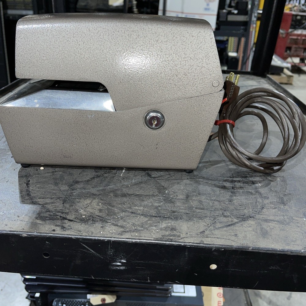 RapidPrint AR-E Electric Time Recorder Stamp NO KEY