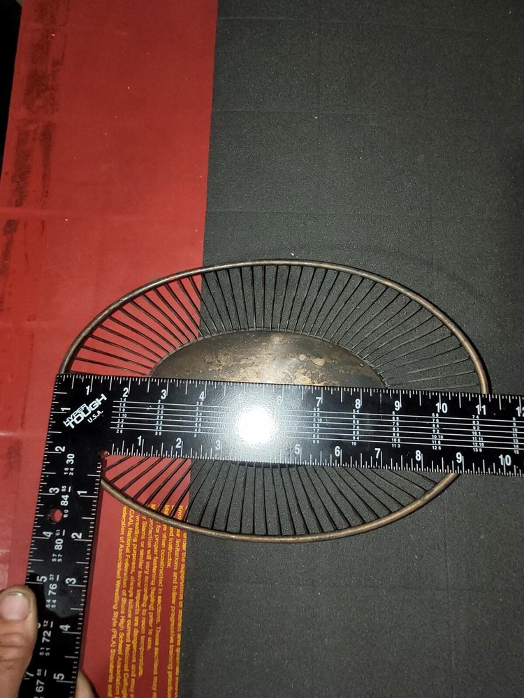 Antique Silver Display Bowl Oval