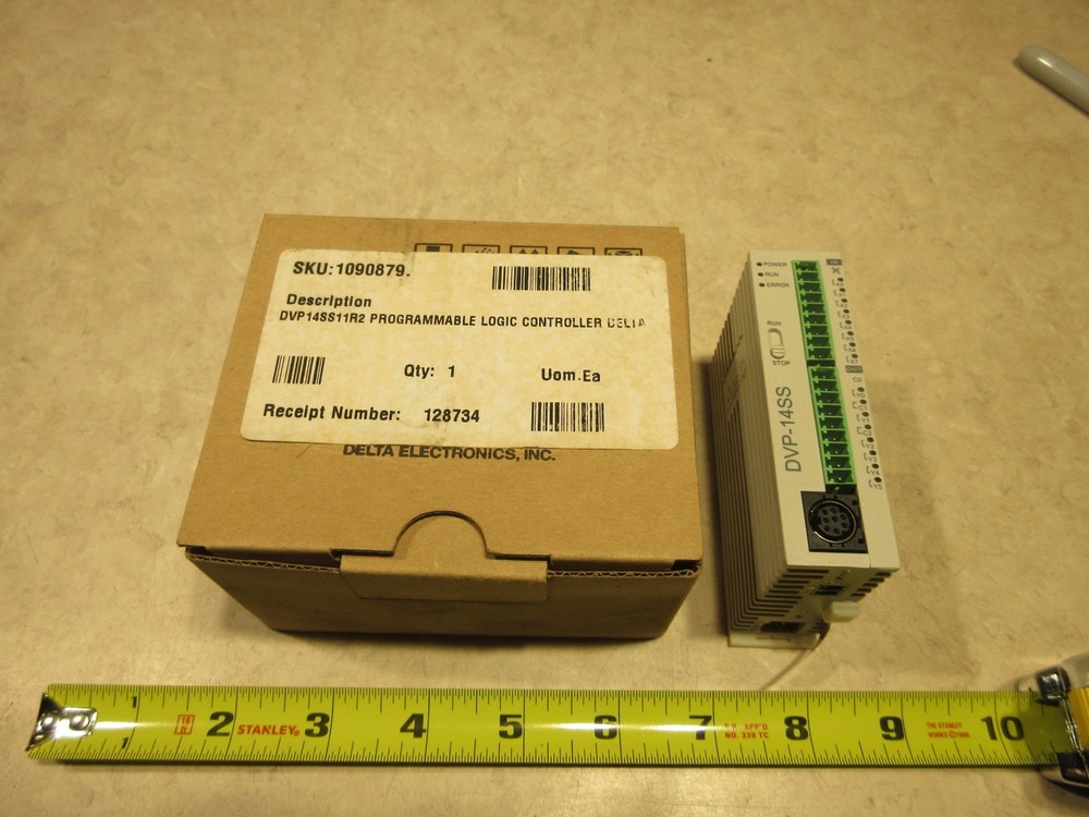 DELTA DVP14SS11R2 PROGRAMMABLE LOGIC CONTROLLER, IA0105