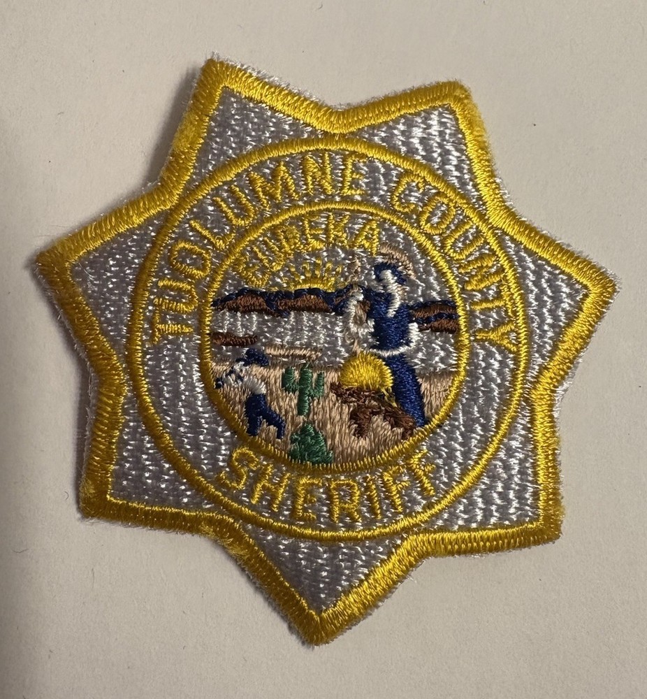 Tuolumne County California Sheriff Patch ~ RARE