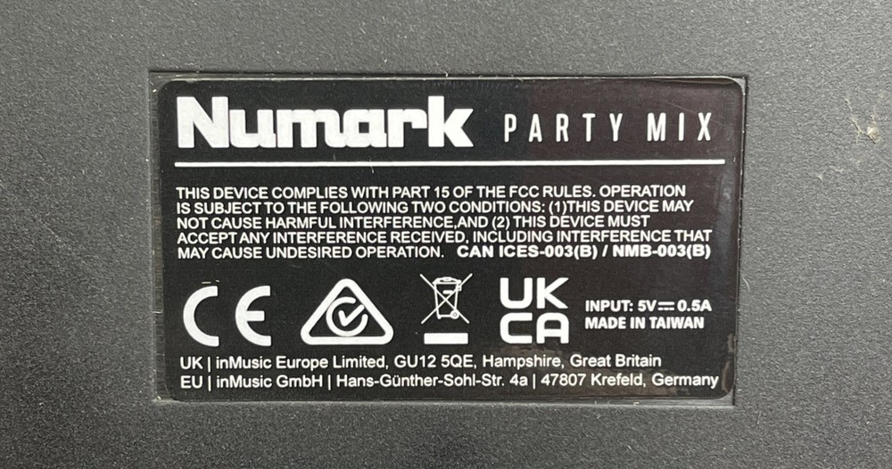 Numark Dj Controller Party Mix