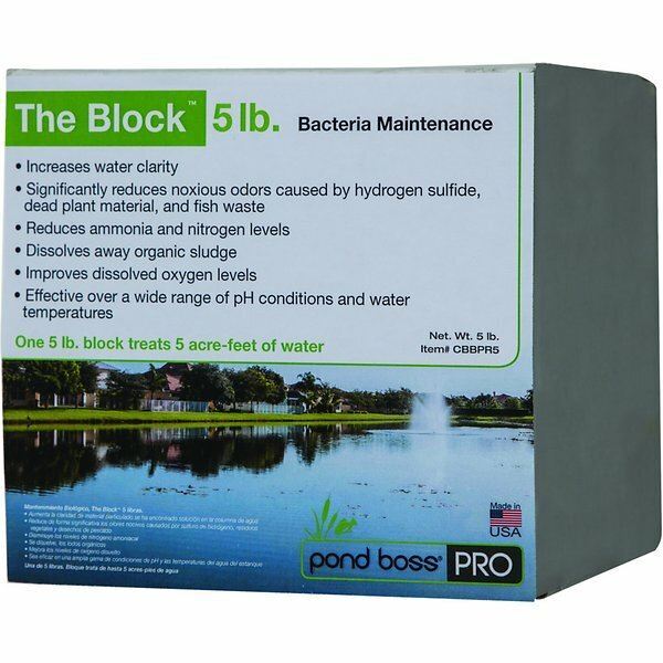 Pond Boss The Block 5 lb. Pond Bacteria Bio-Maintenance CBBPR5