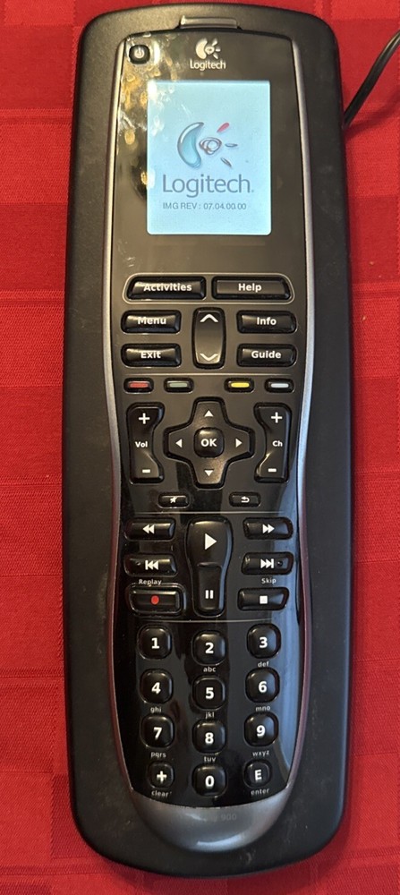 Logitech Harmony900 Smart Universal Remote Control w/Cradle. Cord. (READ)