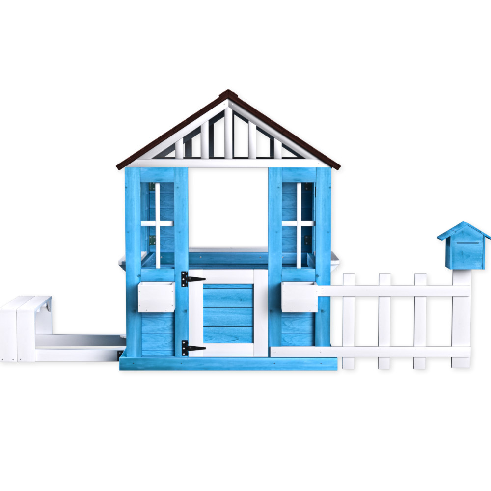 Kids Cabin Playhouse Playset Indoor or Outdoor Toy House Cottage Boys Girls Gift