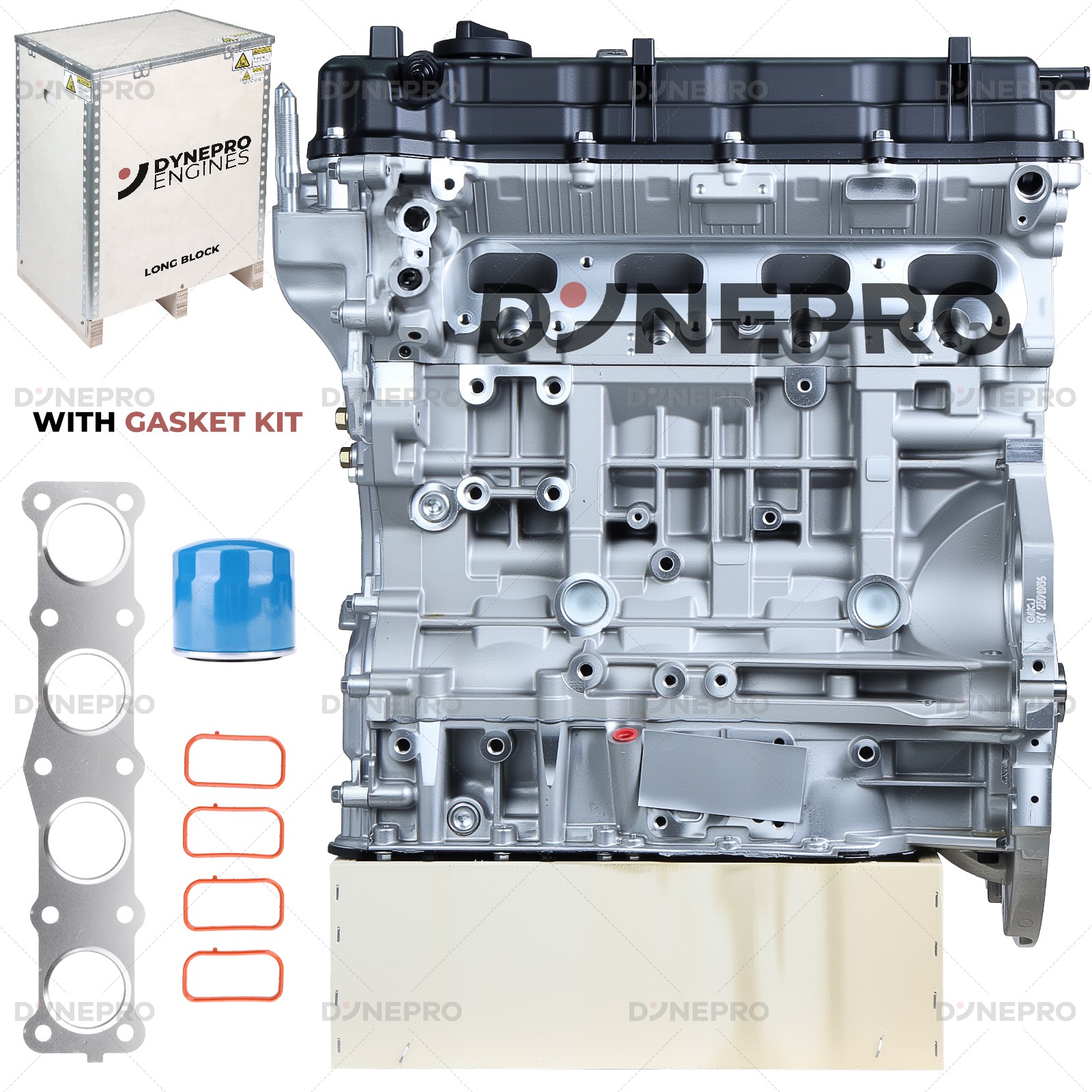 G4KJ Engine Long Block Motor for 11-19 Hyundai Santa Tucson KIA Sportage 2.4L