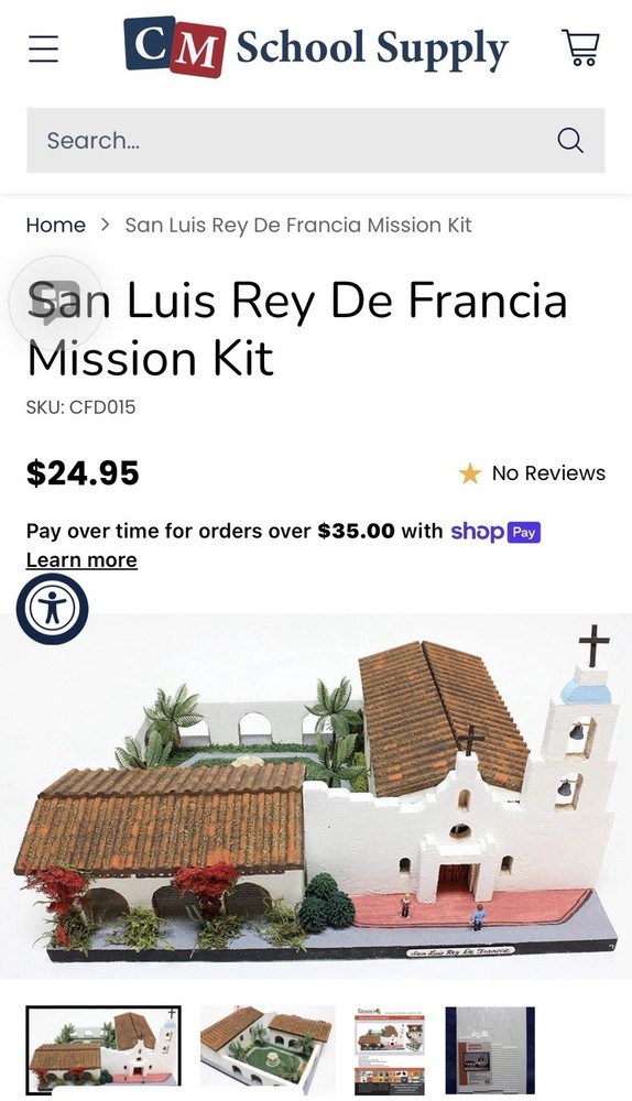 san luis rey School mission kit