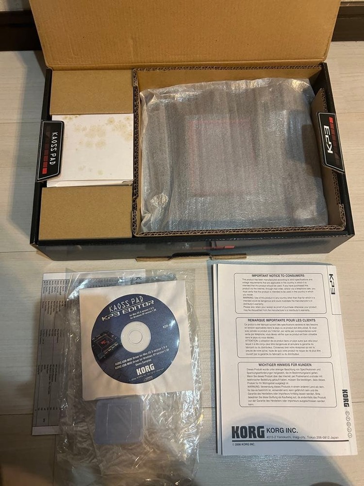 KORG KP3 Kaoss Pad DJ Effects Processor