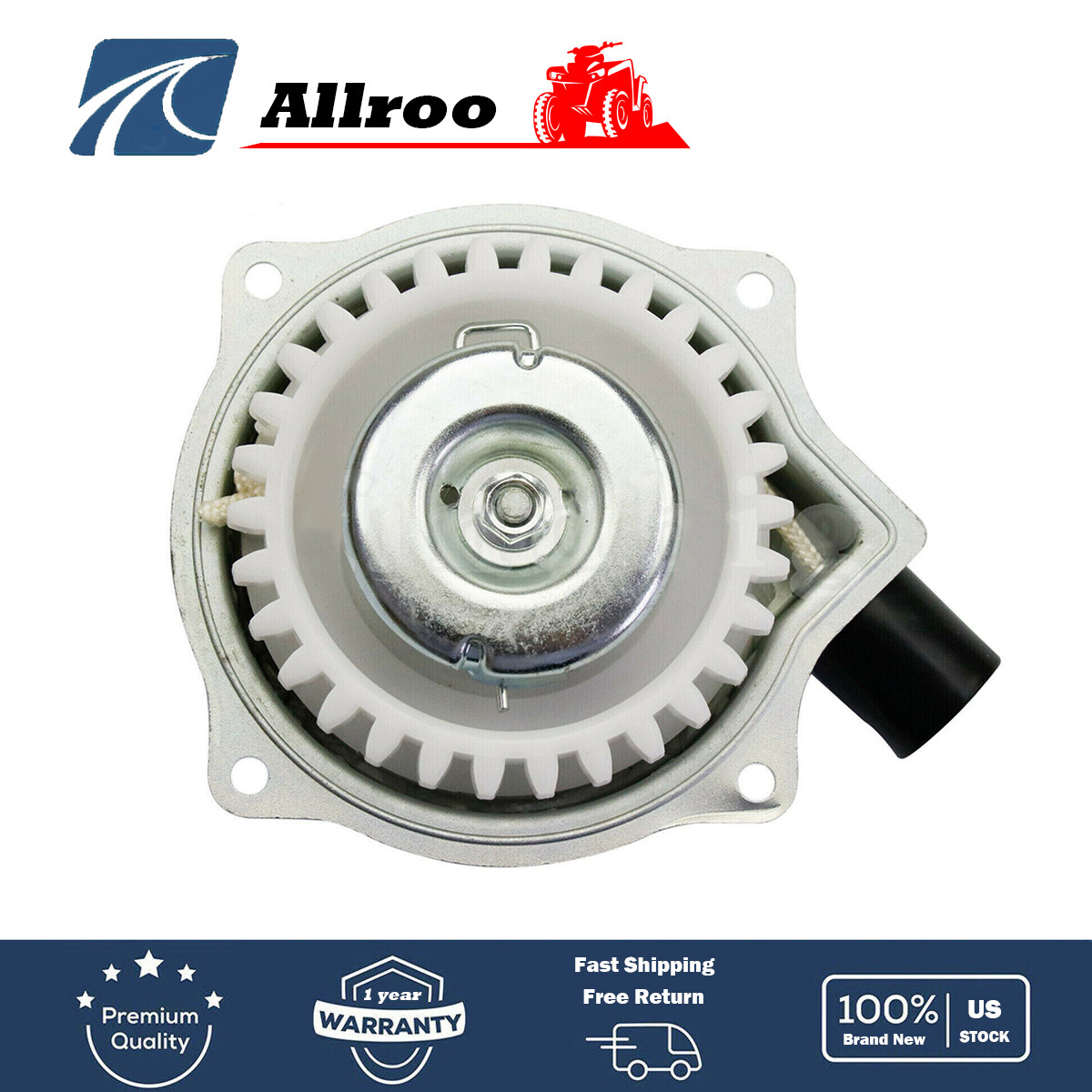 For 1987-2006 LT80 QUAD SPORT KFX80 Suzuki #R177 Recoil Pull Start Starter