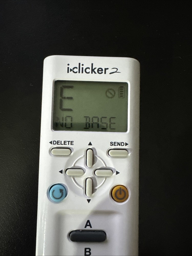 iClicker 2 Student Remote Classroom Response Controller White