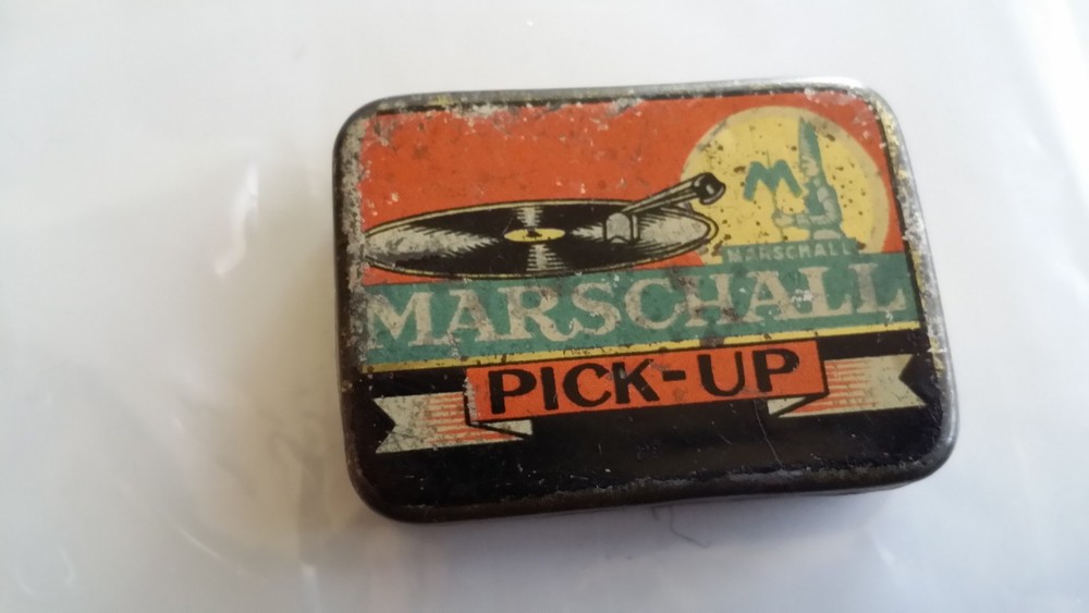 PG134 Gramophone needles MARSCHALL PICK UP box for gramophone tips EMPTY