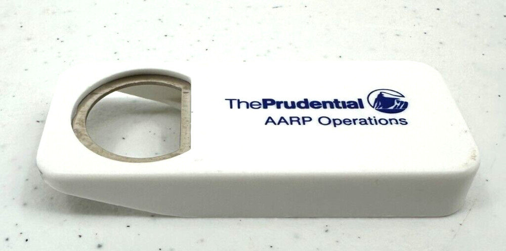 The Prudential AARP Operations Bottle Beverage Can Opener Advertising Promotion