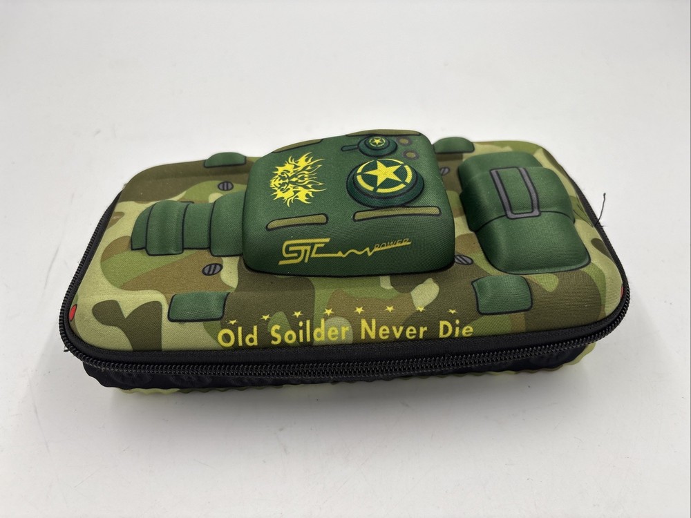 Army Tank Nintendo Switch Hard Shell Carrying Case Open Box