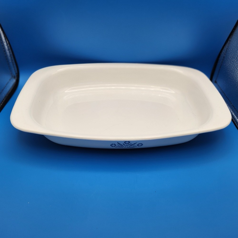 Vintage Corningware Cornflower Roasting Pan Dish Casserole