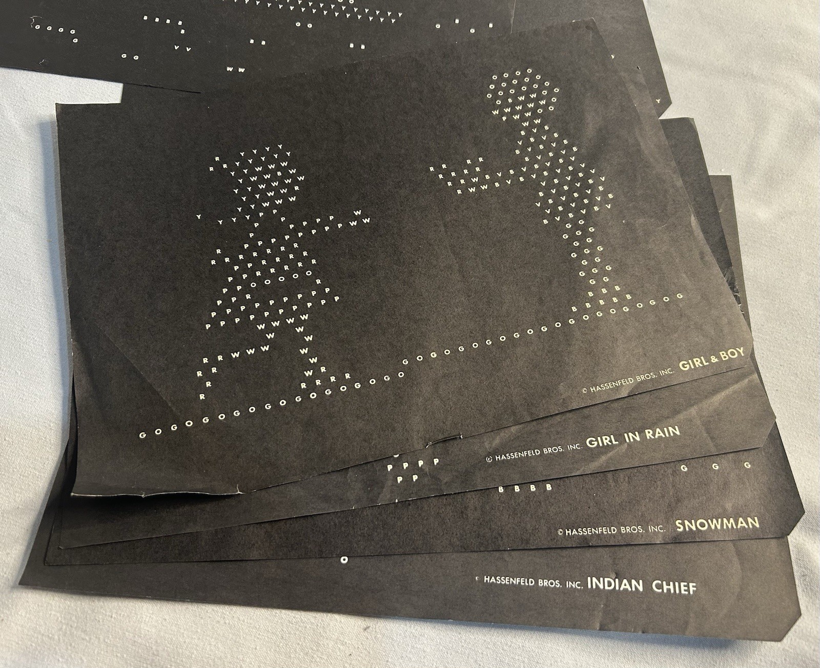 Vintage Lite-Brite Lot w/ Instructions, Accessory Kit, 575 Bulbs, Unused Sheets